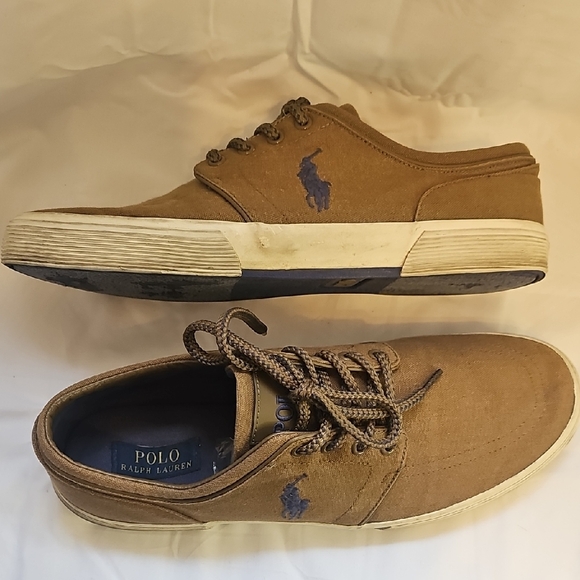 Polo by Ralph Lauren Brown Sneakers with Classic Style - Picture 1 of 5